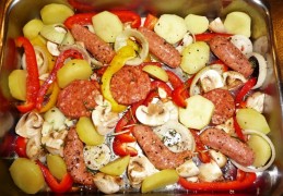 No waste: Tray bake van gourmet leftovers