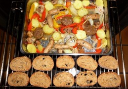 No waste: Tray bake van gourmet leftovers