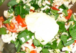 Witlofsalade met daslook