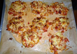 Koolrabi Italian pizza style